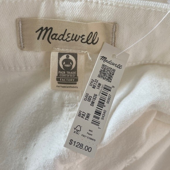 Madewell The Curvy Perfect Vintage Straight Leg Ankle Jeans High Rise Stretch - Picture 10 of 16